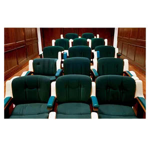 Empty Courtroom Silence PNG Oef