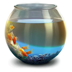 Empty Fishbowl Png 06212024 PNG image