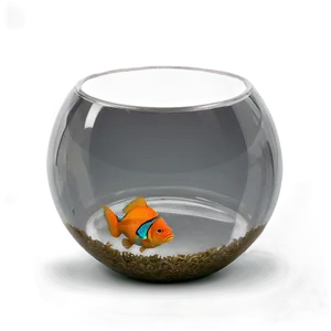 Empty Fishbowl Png 06212024 PNG image