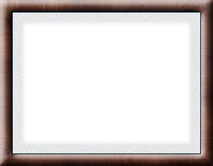 Empty Frameon Wooden Background
