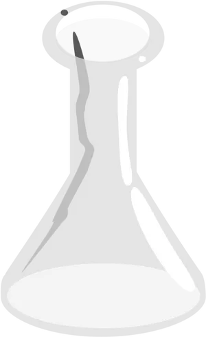 Empty Laboratory Flask PNG image