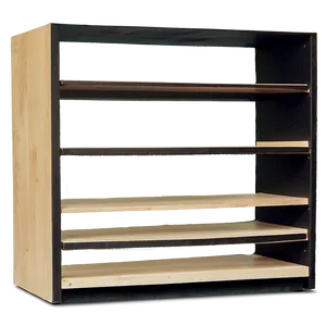 Empty Library Shelf Png 48 PNG image