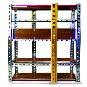 Empty Metal Bookshelf Png 48 PNG image