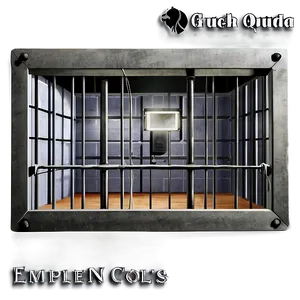 Empty Prison Cell PNG 06202024