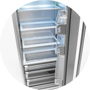 Empty Refrigerator Interior PNG