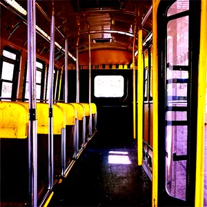 Empty School Bus Interior Png 05242024 PNG image
