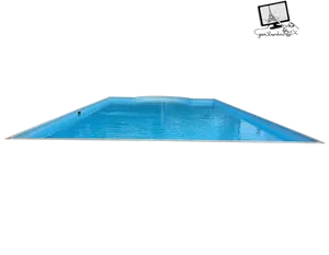 Empty Swimming Pool Blue Water PNG image