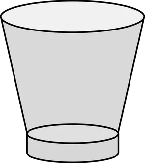 Empty Tequila Glass Outline PNG image