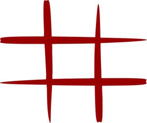 Empty Tic Tac Toe Board PNG image