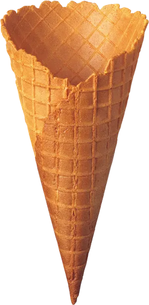 Empty Waffle Cone Standing