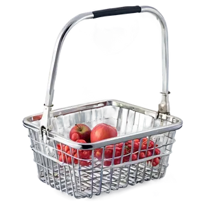 Empty Wire Shopping Basket Png 06272024 PNG image