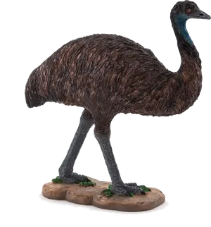 Emu Statue Profile View PNG image