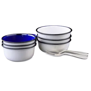 Enamel Camping Dinnerware PNG Nbg43 PNG