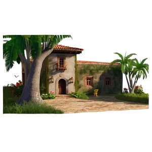 Encanto House And The Secret Path PNG 14