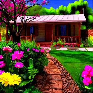 Encanto House In Spring Png Rer20 PNG image