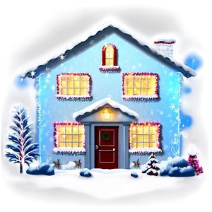 Encanto House Sparkling Lights PNG 13
