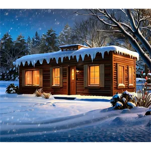 Encanto House Winter Wonderland Png 06122024 PNG image