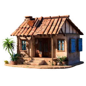 Encanto House With Characters Png 06122024 PNG image