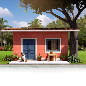 Encanto House With Pets PNG Nmp2