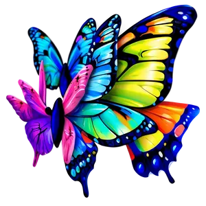 Enchanted 3d Butterfly PNG Pkj