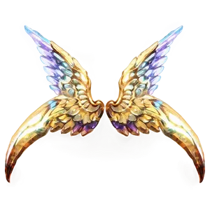 Enchanted Angel Wings Rendering Png Mfe43 PNG image