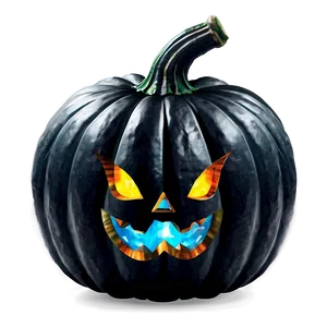 Enchanted Black Pumpkin PNG 06282024