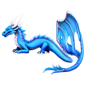 Enchanted Blue Dragon PNG Vvp82 PNG