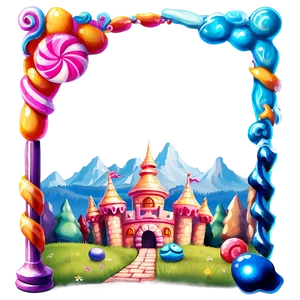 Enchanted Candyland Kingdom PNG 06202024