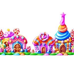 Enchanted Candyland Kingdom PNG Wac26