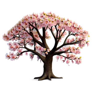 Enchanted Cherry Blossom Tree PNG 05242024 PNG