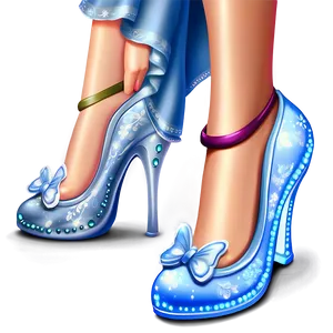 Enchanted Cinderella Shoe PNG 06292024 PNG