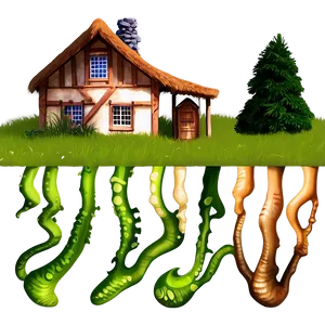 Enchanted Cottage In The Glen PNG 38 PNG