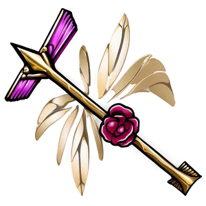 Enchanted Cupid Arrow Symbol Png 06212024 PNG image