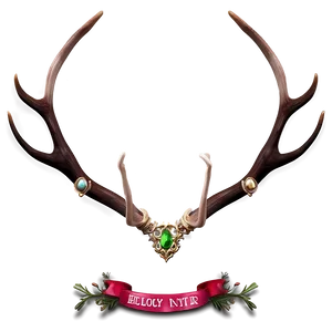 Enchanted Deer Antler PNG 73