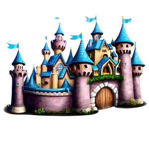 Enchanted Disney Castle Artwork Png Jei73 PNG image