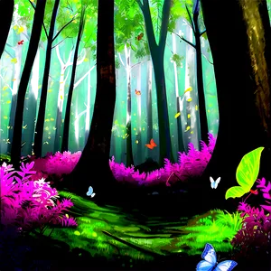 Enchanted Dream Forest Png Gmr23 PNG image