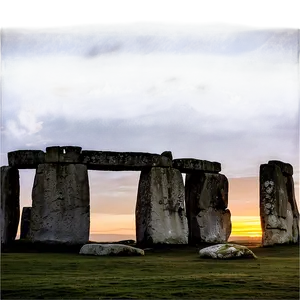 Enchanted Evening At Stonehenge Png Qtq35 PNG image