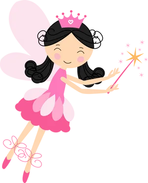 Enchanted Fairy Princess Cartoon