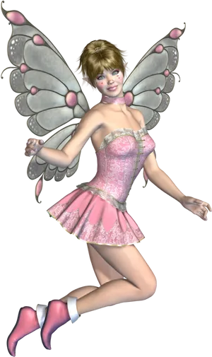 Enchanted Fairyin Pink Dress