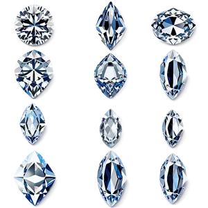 Enchanted Falling Diamonds Png 06132024 PNG image