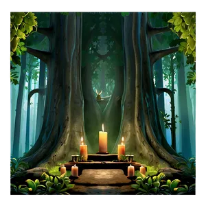 Enchanted Forest Altar PNG Oeq43 PNG
