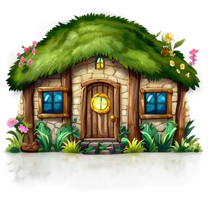 Enchanted Forest Bear House Png Ody PNG image