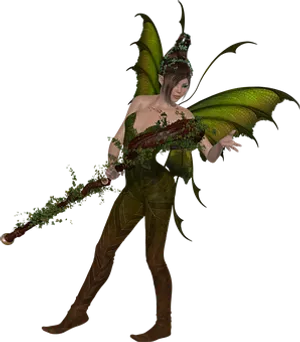 Enchanted_ Forest_ Fairy PNG image