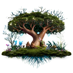 Enchanted Forest Fairytale Png Xnj PNG image