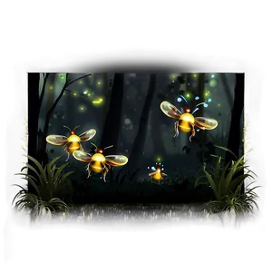 Enchanted Forest Fireflies Png 56 PNG image