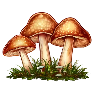 Enchanted Forest Fungi Png Dau22 PNG image