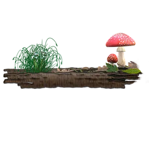 Enchanted Forest Mushrooms PNG image