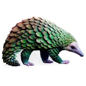 Enchanted Forest Pangolin PNG 4