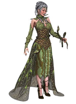 Enchanted Forest Queen Character