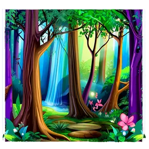 Enchanted Forest Scene Png 31 PNG image